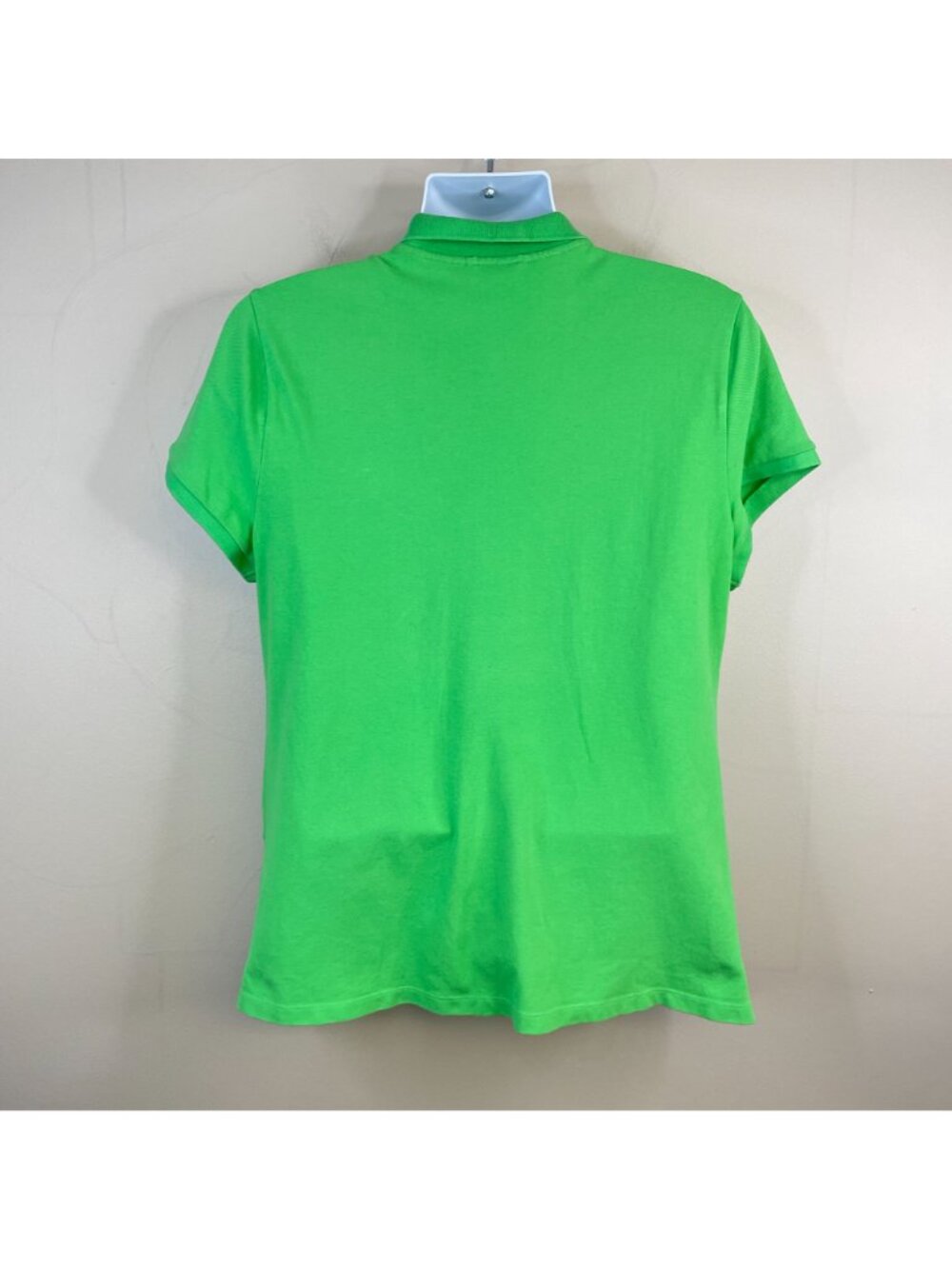 Nautica Top Womens XXL Lime Green Polo Preppy Sporty Golf Short Sleeve Vacation - Picture 7 of 11